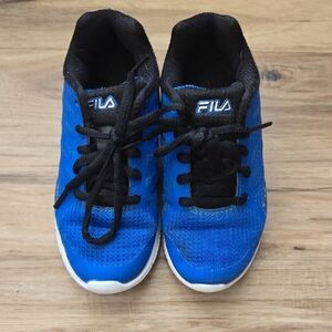 Fila Kids Sneakers in Blue and Black